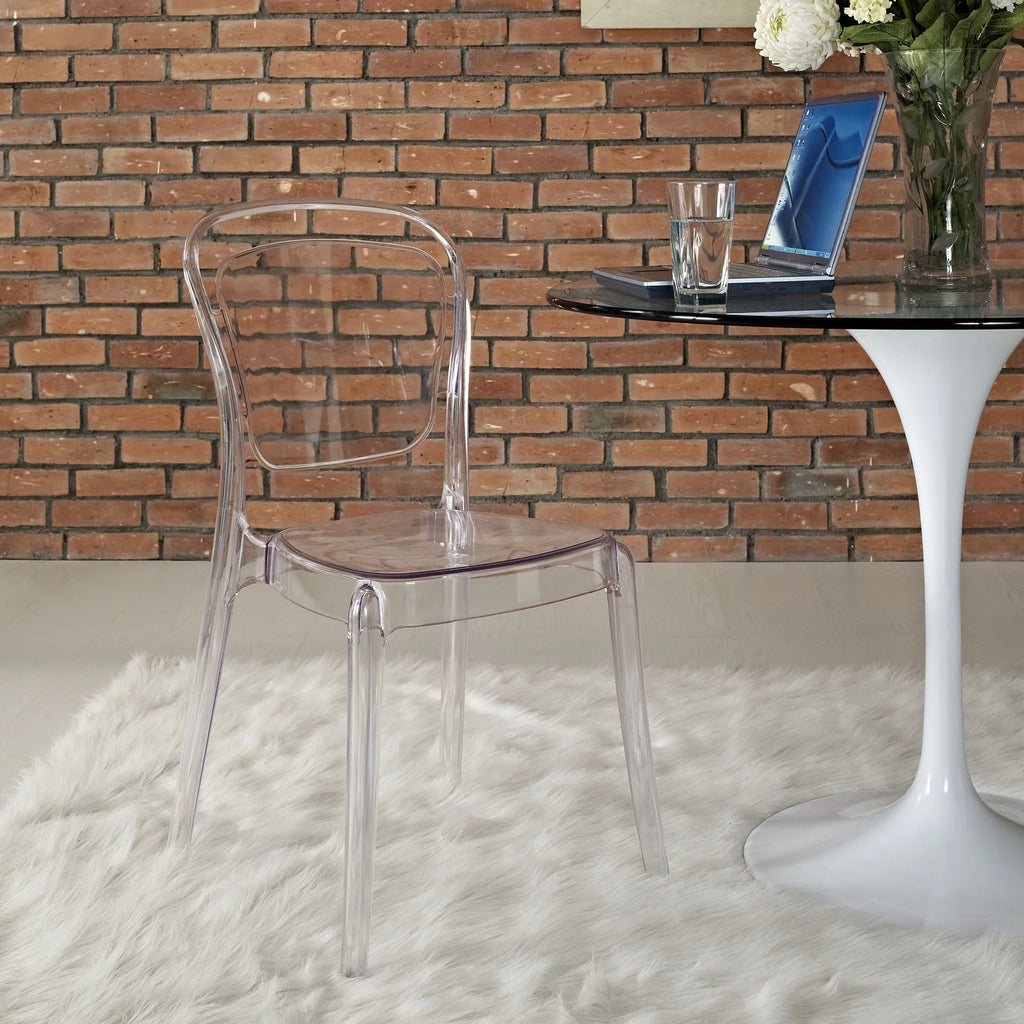 Clear Dining Side Chair J2736