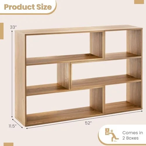 3-Tier Wooden Bookcase T6410