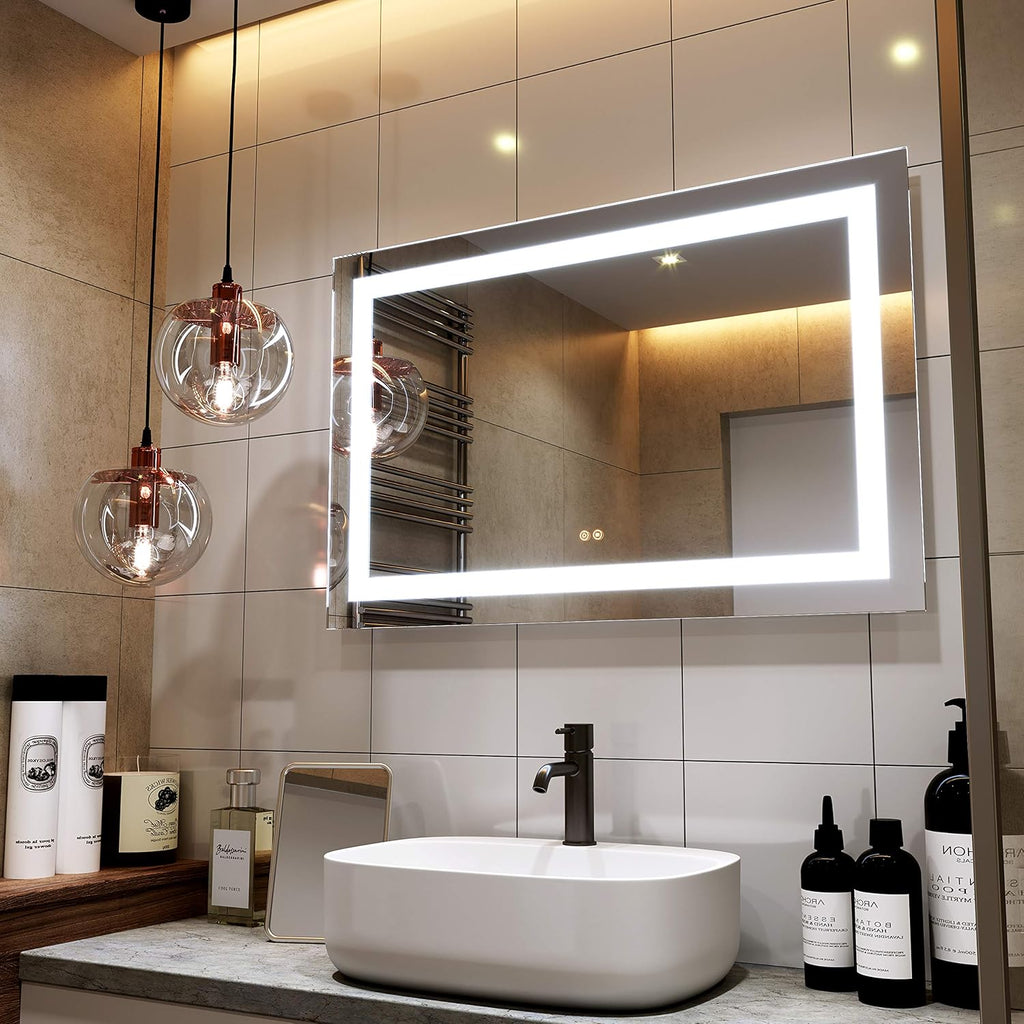 72 X 36 Inch LED Lighted Bathroom Mirror A817