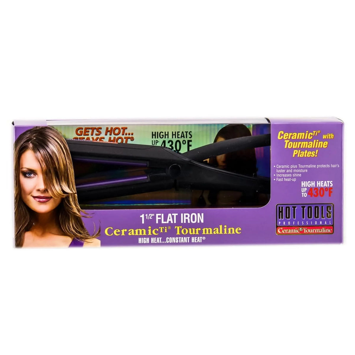 Ceramic Titanium Flat Iron 1.5 inch N47194