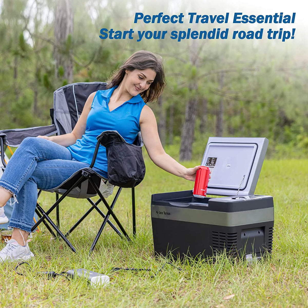 25L Portable Car Refrigerator Cooler 12/24V DC 110V AC Z6209