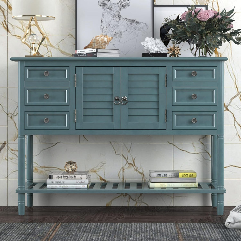 Light Green MDF Sideboard Console Table F502652