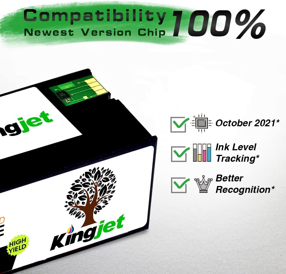 Compatible Ink Cartridge Replacement 4 Pack Y614763