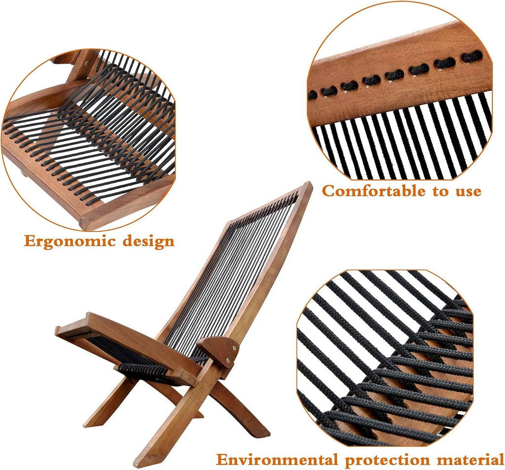 Acacia Folding Wooden Outdoor Chair K3610