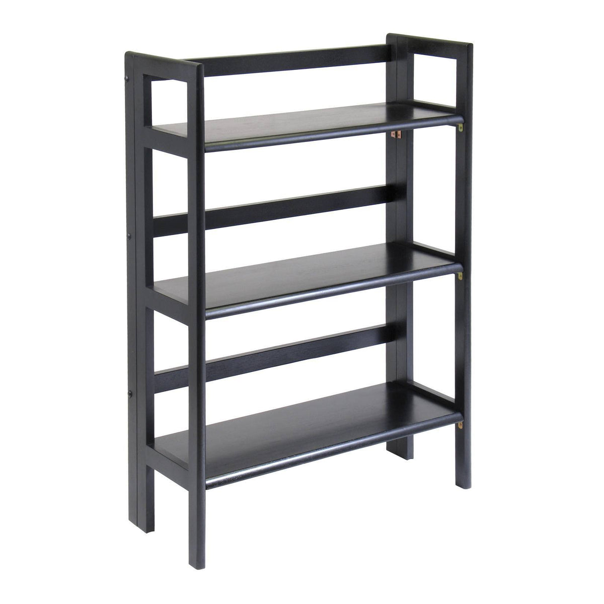 3-Pc Set Folding Bookcase with Fabric Basket D359150