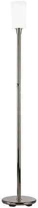 Deep Patina Bronze Lamps with Frosted White Glass Shades A9070