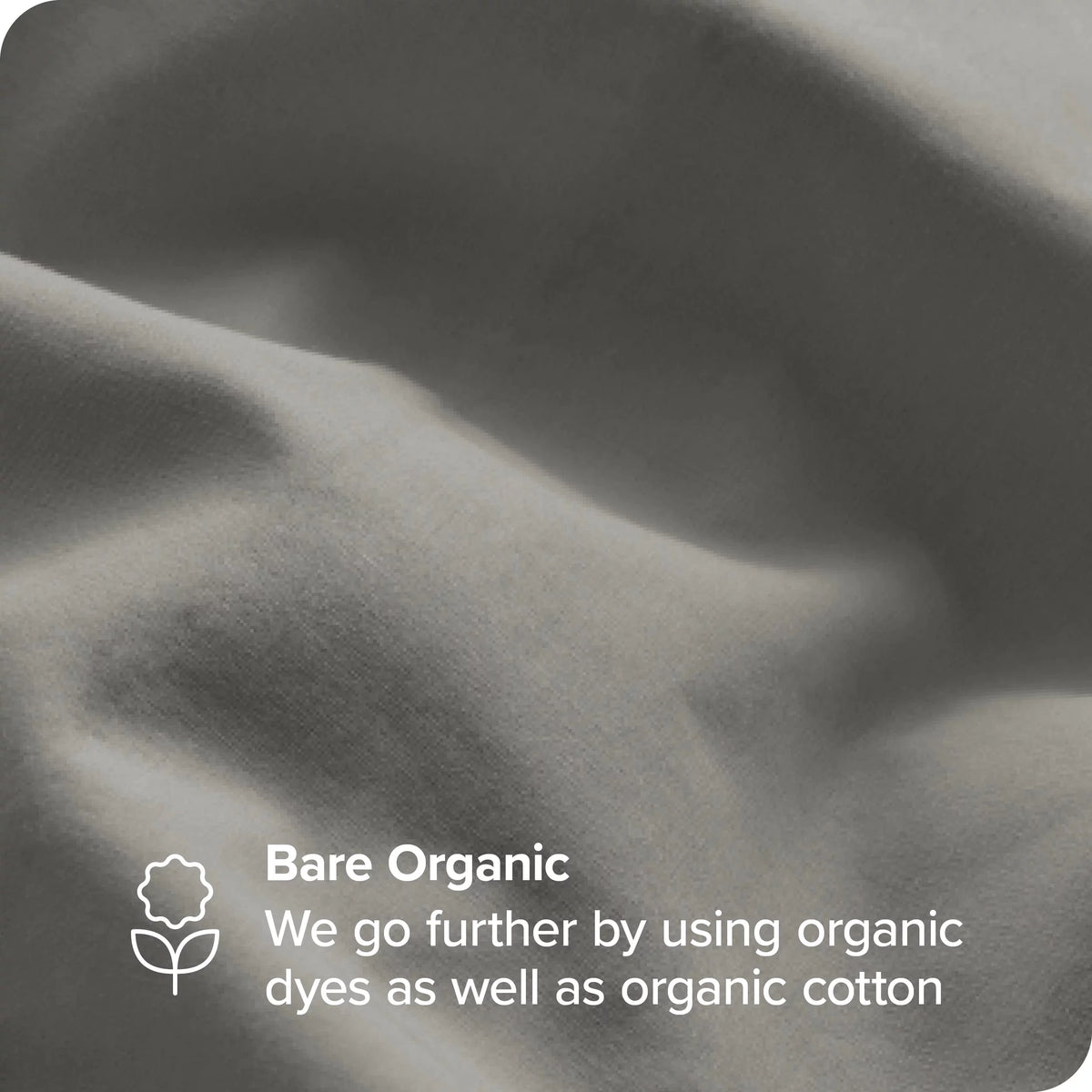 Organic Cotton Percale Sheet Set King Light Gray W970771