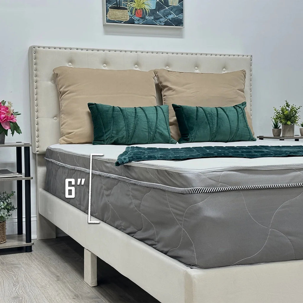 Twin Size 6 Inch Foam & Spring Hybrid Mattress P41410