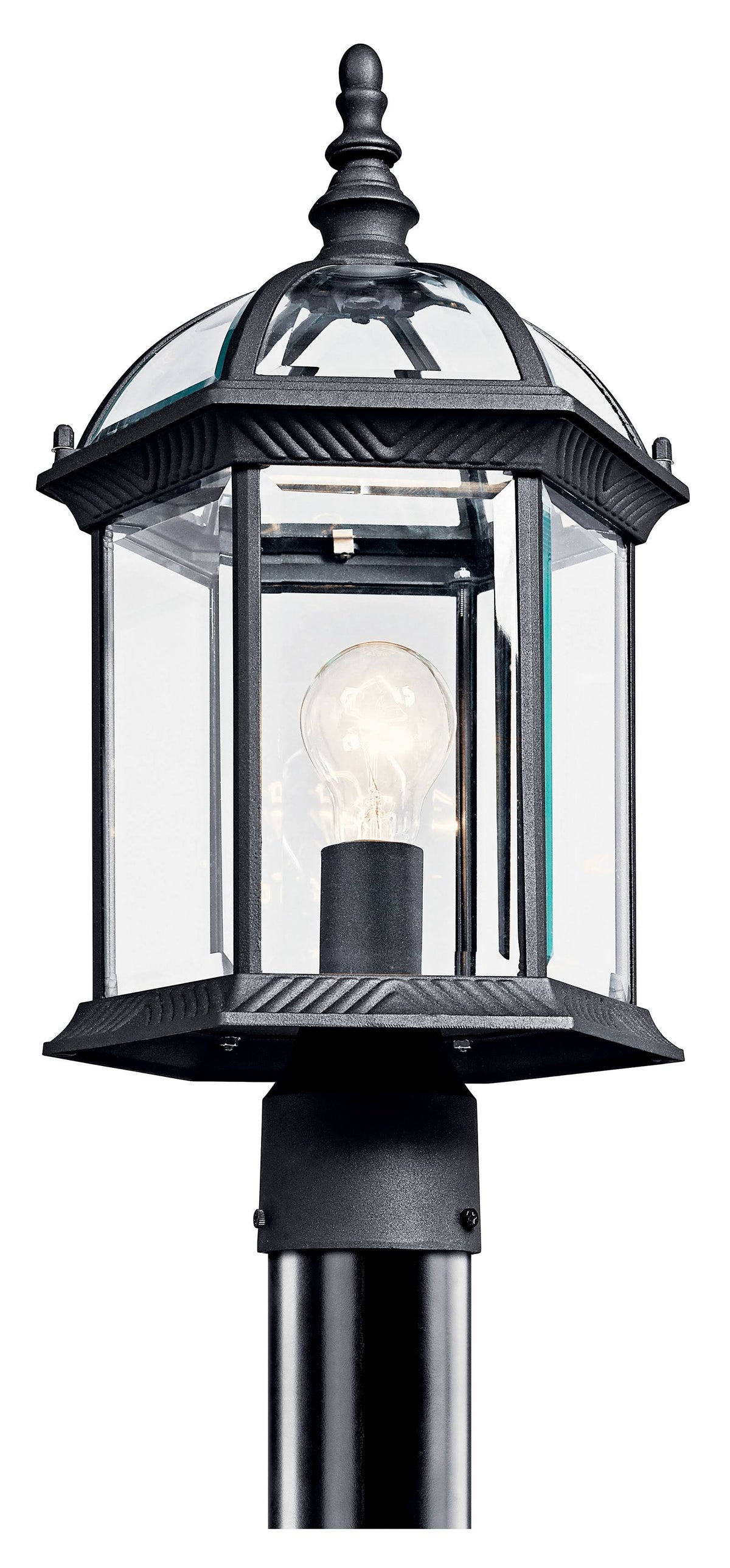 Black Outdoor Post Light N74232