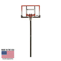 Adjustable Inground Basketball Hoop 50 inch Polycarbonate D943635