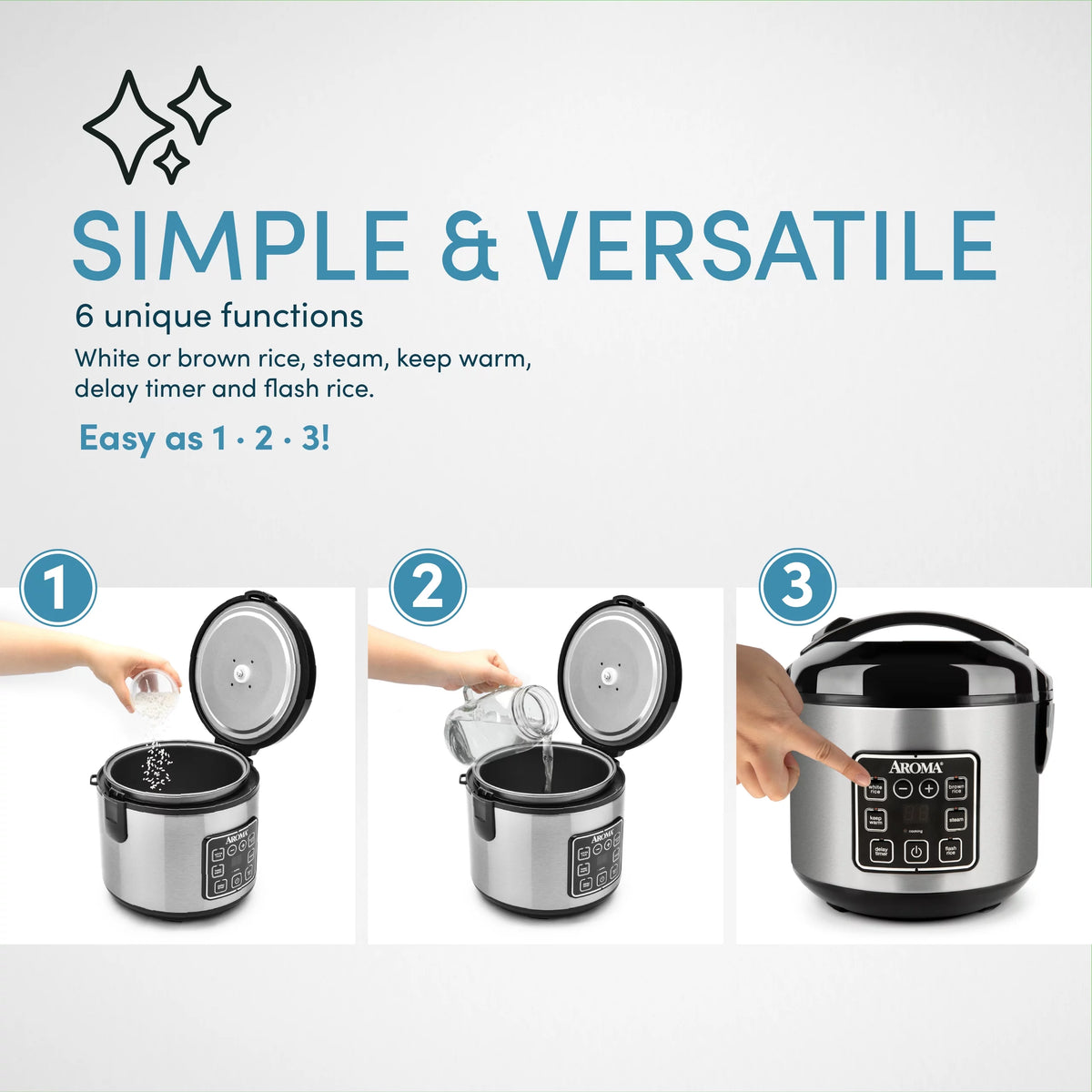 8 Cup Rice & Grain Cooker Z1802