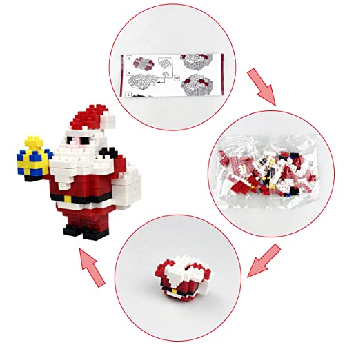 4 Pack Christmas Building Block Toys H259