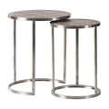Round Nesting Tables with Rod Legs Set of 2 W786212