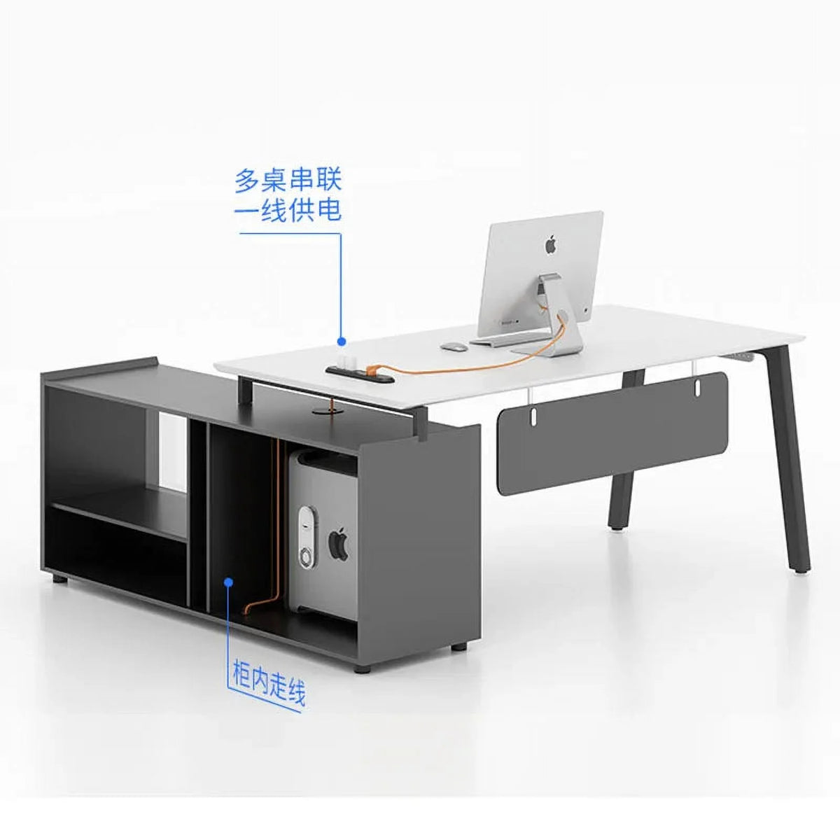 Black Adjustable Height Desk O86969
