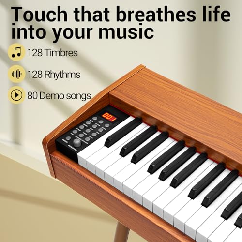 88 Key Weighted Hammer Action Digital Piano with Triple Pedal M727