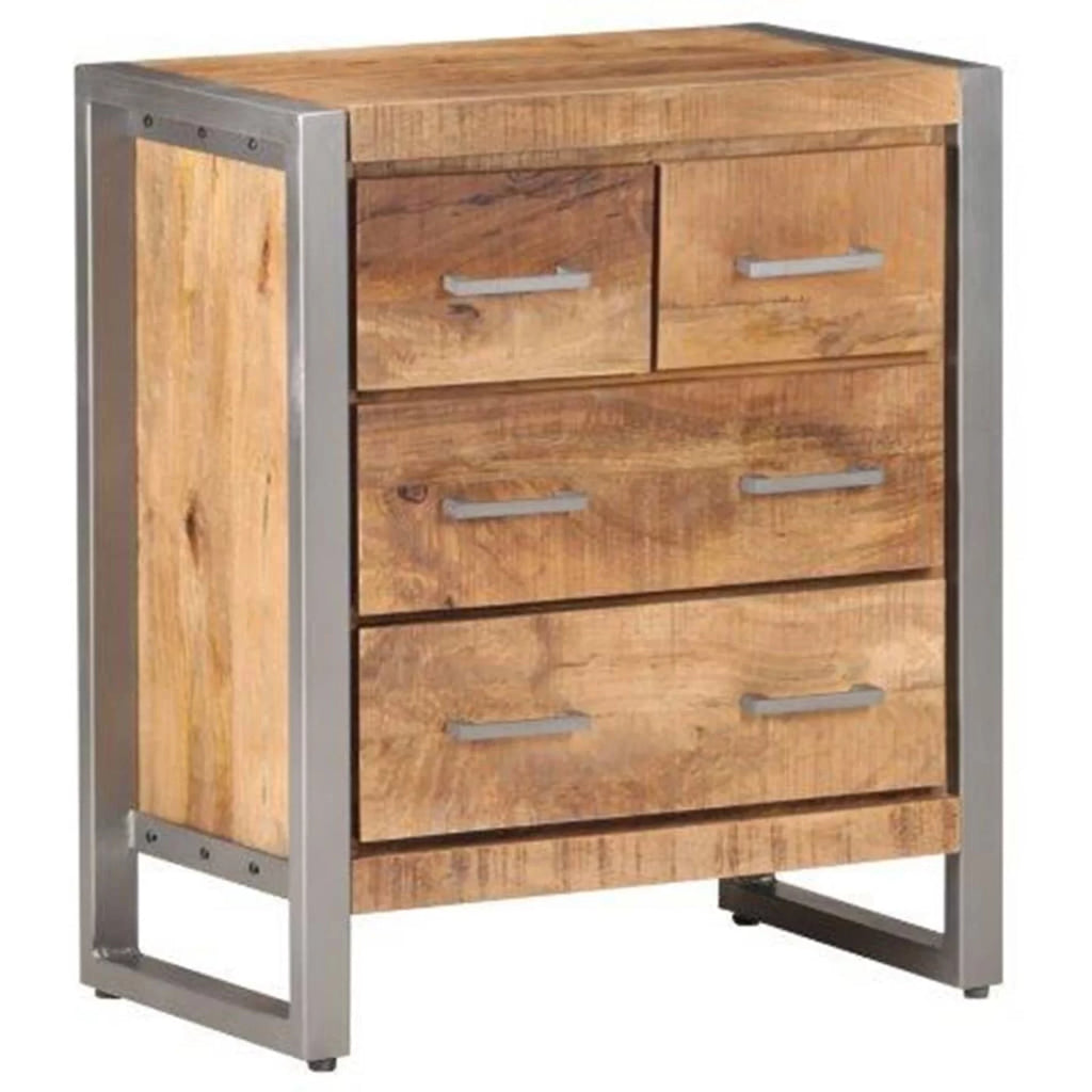 Rough Mango Wood Storage Cabinet K703597