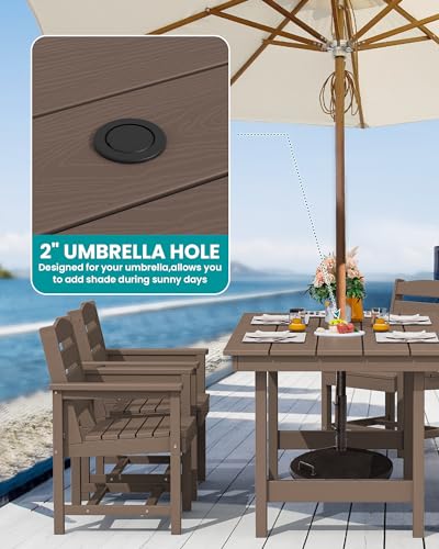 7-Piece Gray Outdoor Dining Table Set Z85334