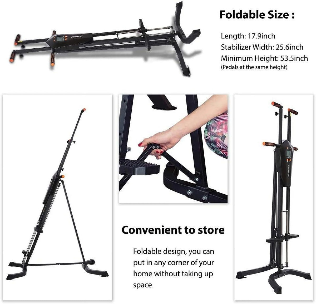 Vertical Climber Stair Climber Cardio Exercise Equipment Q236261