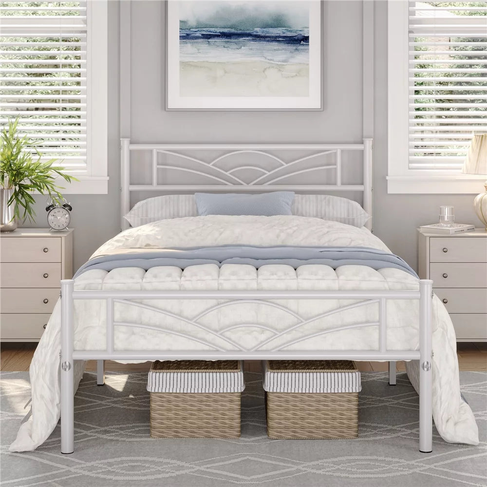 Queen Black Metal Bed B42406