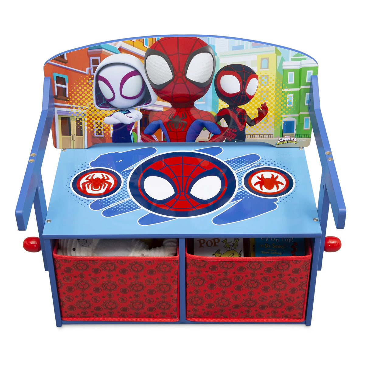 Blue/Red 2-in-1 Activity Bench and Desk X7583