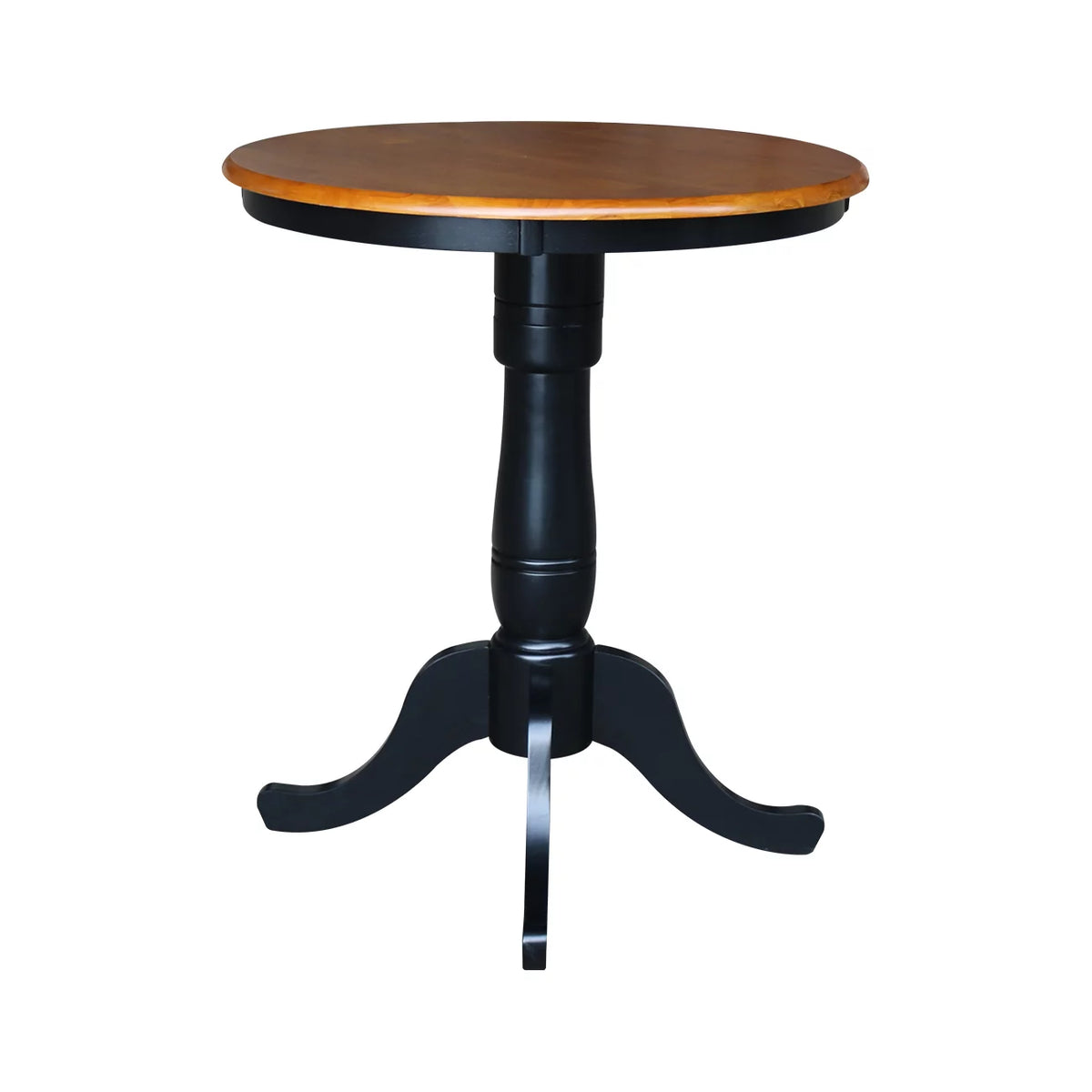 3-Piece Round Counter Height Dining Table with 2 Stools Q990