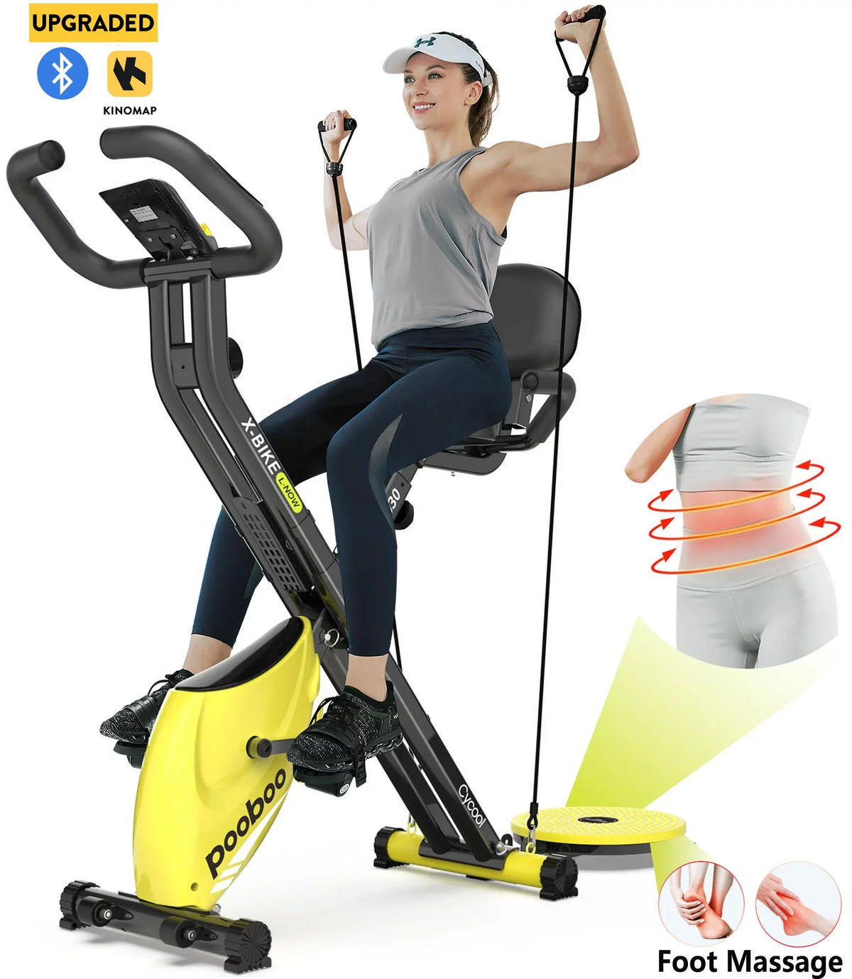 4in1 Folding Exercise Bike F8273