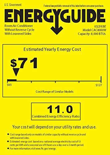 8000 BTU 115V Casement Air Conditioner with Dehumidifier and Remote P28558
