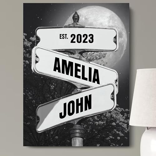 Canvas Vintage Street Sign B97830