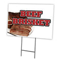 Beef Brisket Yard Sign & Stake V611