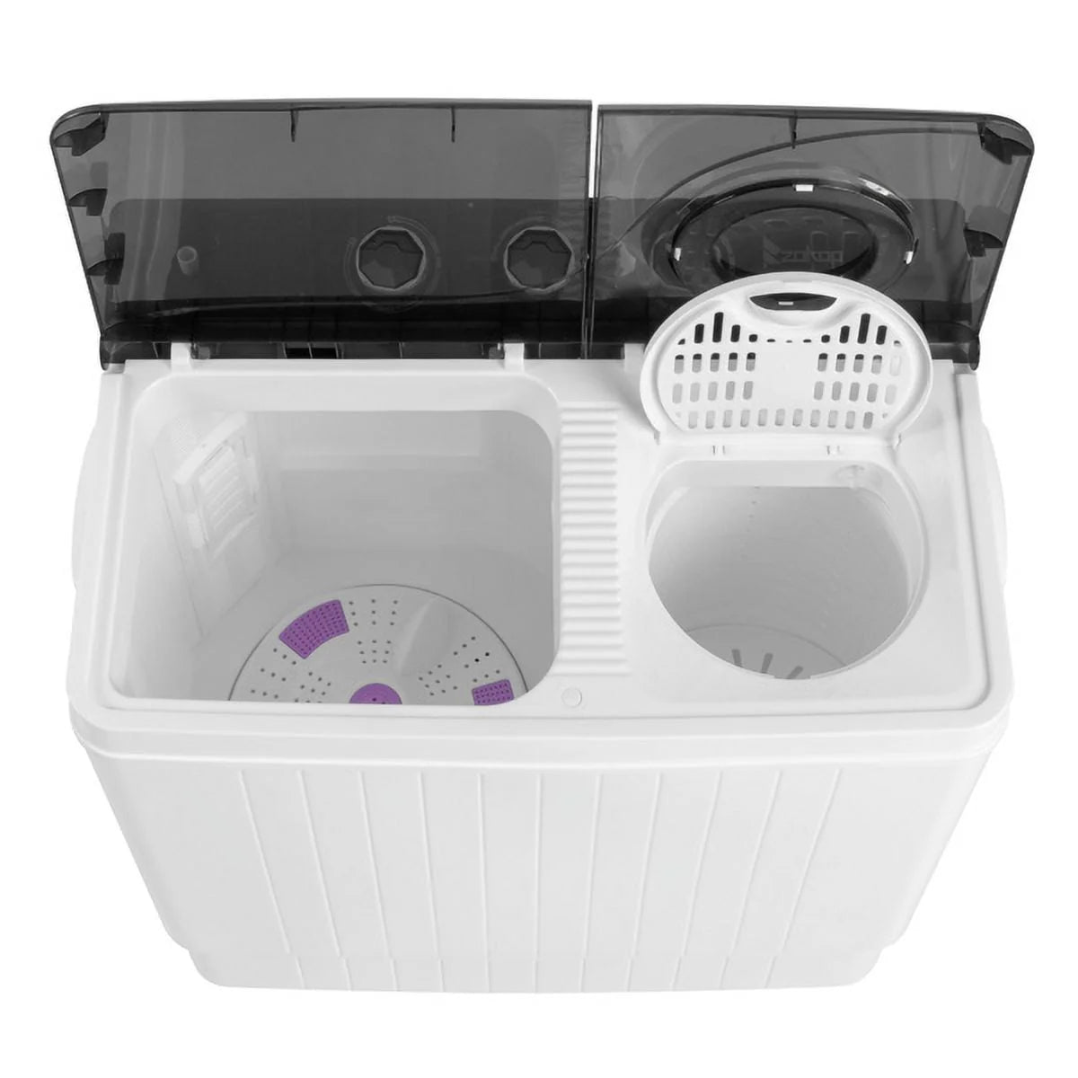 Portable Twin Tub Washing Machine 18Lbs Washer 8Lbs Spinner N916