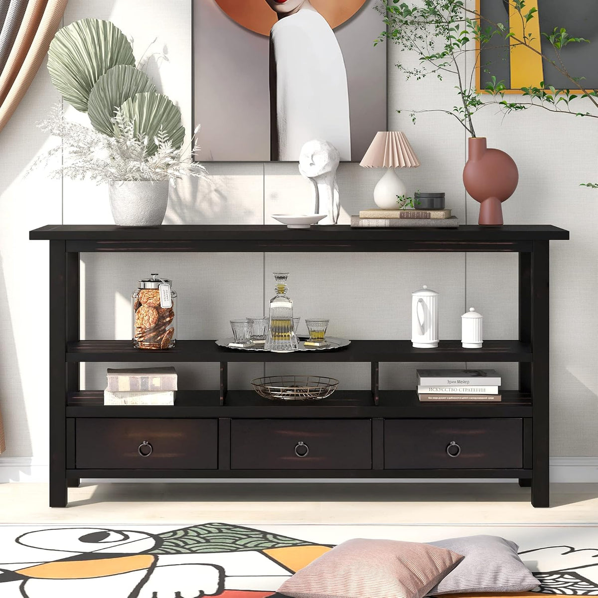 Light Green MDF Sideboard Console Table F502652