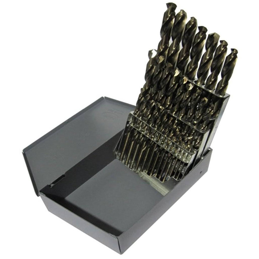 Cobalt Steel Jobber Drill Bit Set, 25 Pieces R425