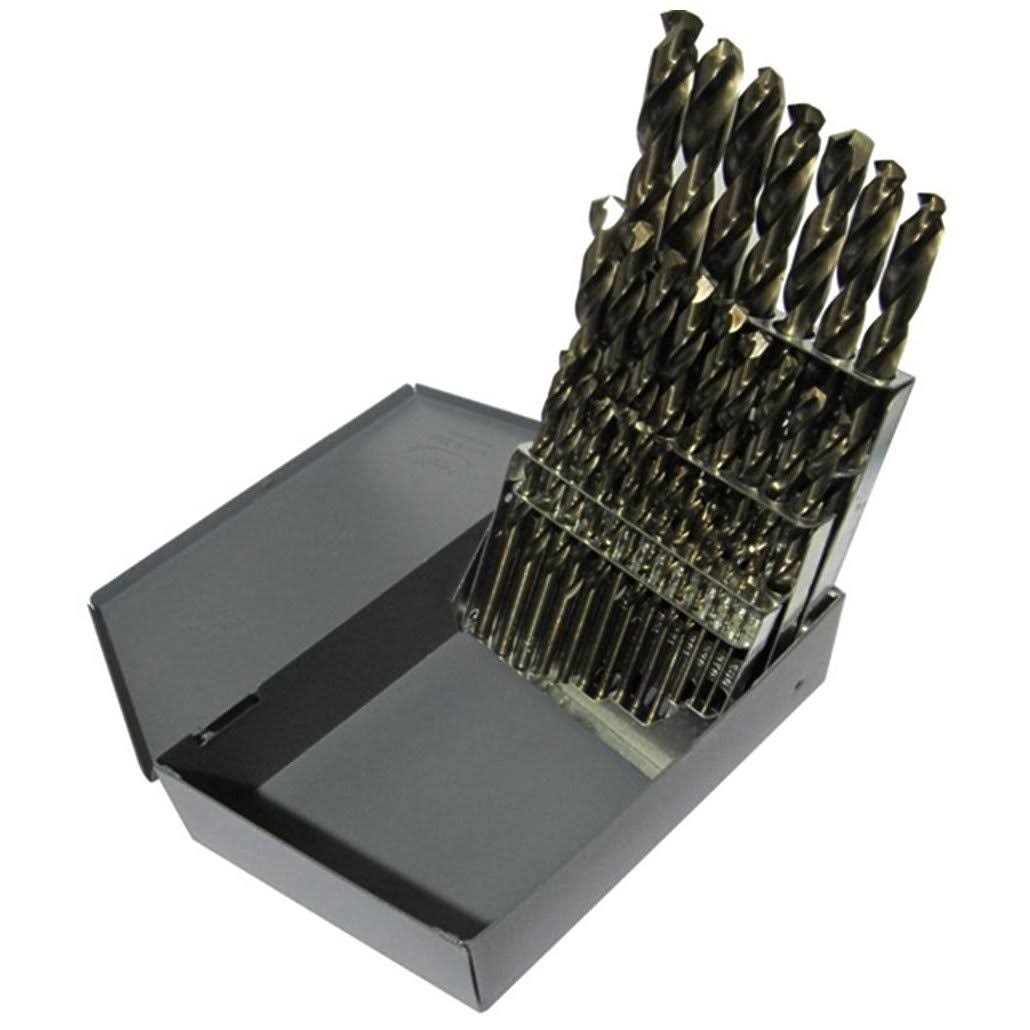 Cobalt Steel Jobber Drill Bit Set, 25 Pieces R425