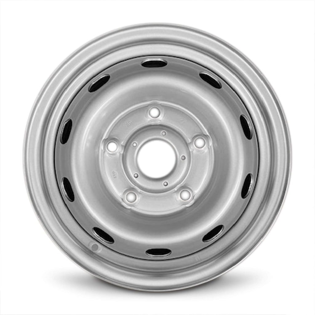 16 inch 5 Lug Silver Steel Wheel I9560