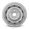 16 inch 5 Lug Silver Steel Wheel I9560