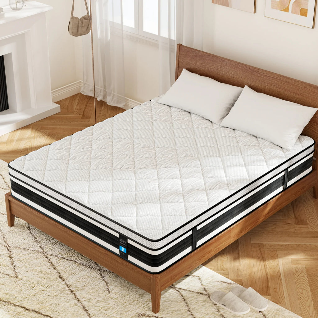 Queen Size 10 Inch Gel Memory Foam Hybrid Mattress P45207