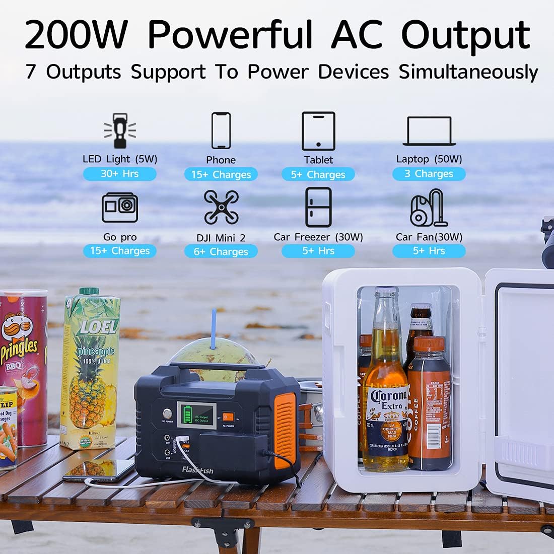 200W Portable Power Station X55125
