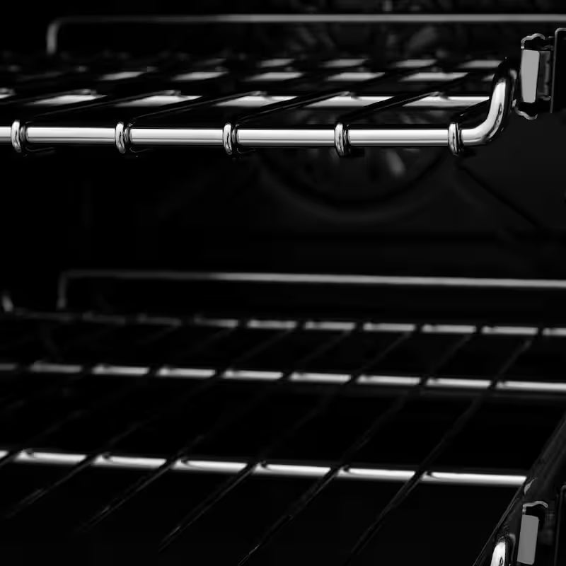60 in. 9 Burner Double Oven Dual Fuel Range in Stainless Steel and Matte Black M645