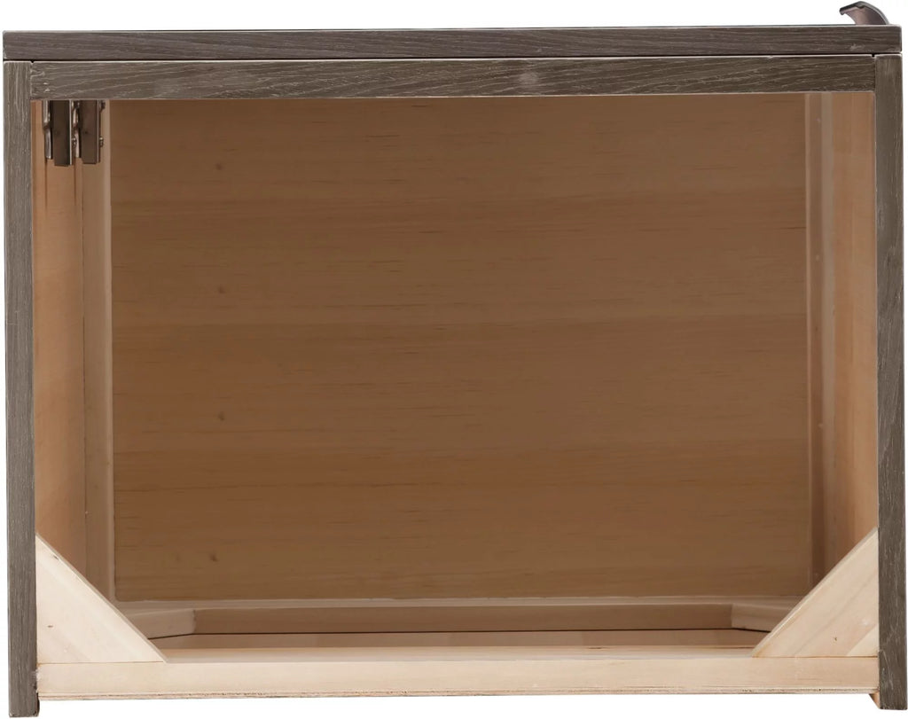 24" Wall Mounted Single Basin Hardwood Vanity O238