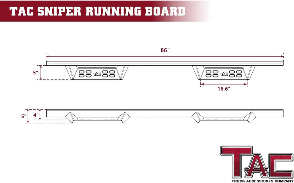Running Boards Side Steps Nerf Bars 2pcs P943857