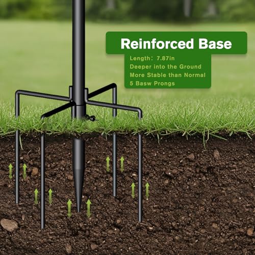 Black 4-Hook Bird Feeding Station Q95204