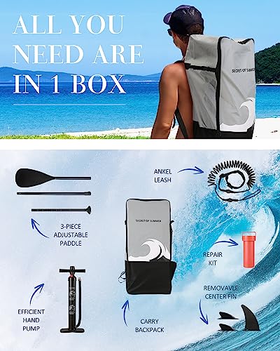 Stand Up Paddle Board 6 inches Thick with Carry Bag P166