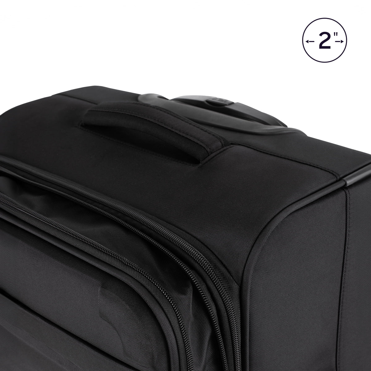 3-Piece Softside Luggage Set, Black J1921