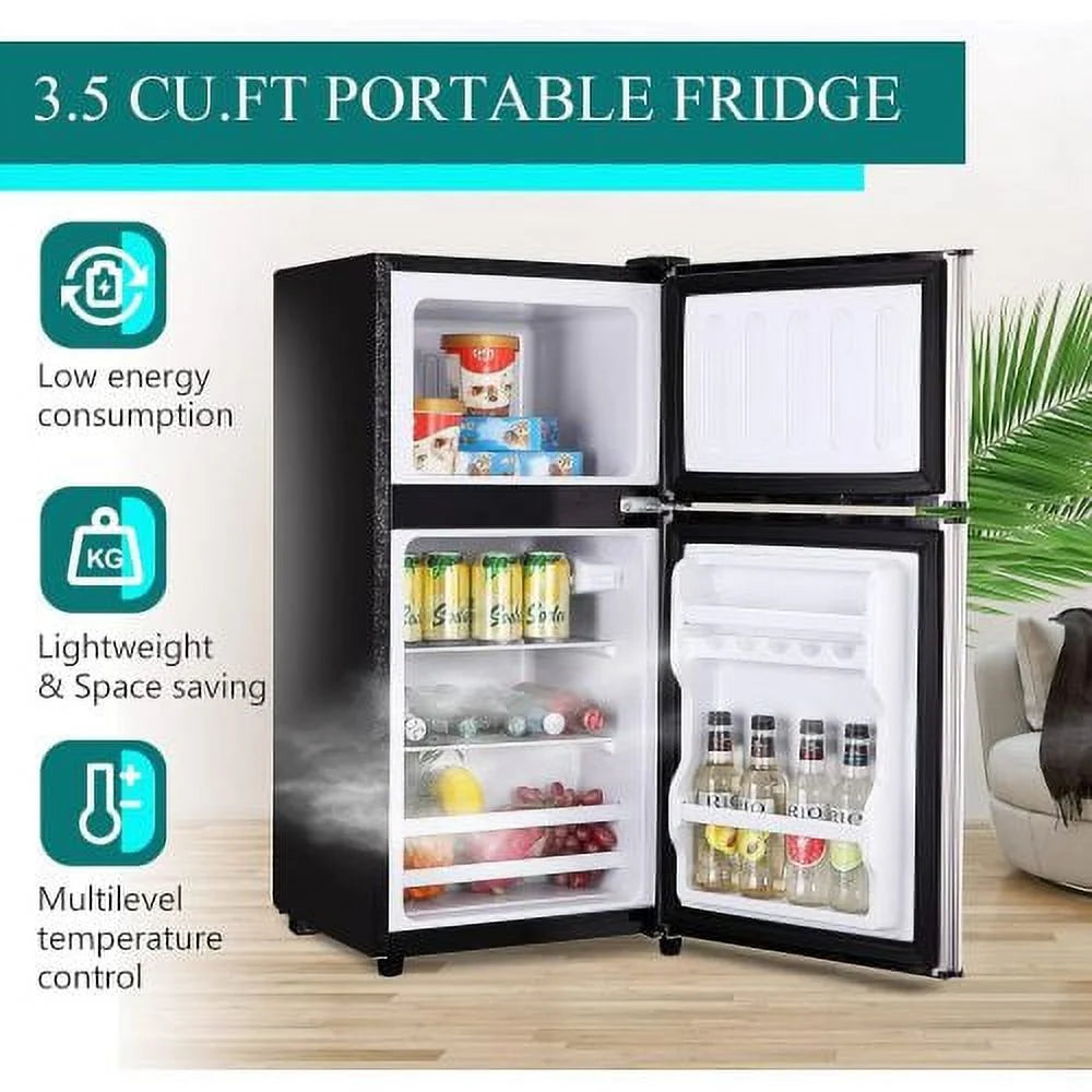 3.5 Cubic Feet Mini Fridge with Freezer and 2 Door G3030