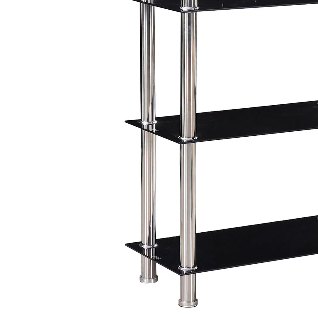 Glass 4 Tier Shelves Bookcase K3476