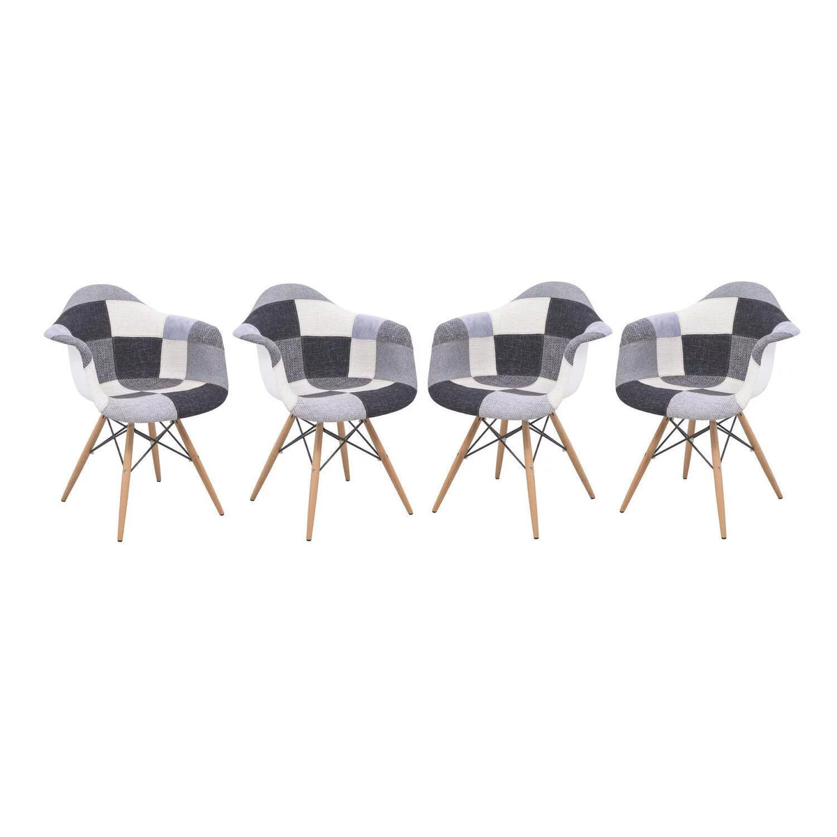 Fabric Accent Chair Set of 4 W57807