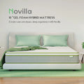 Queen Size Gel Memory Foam Hybrid Mattress O645