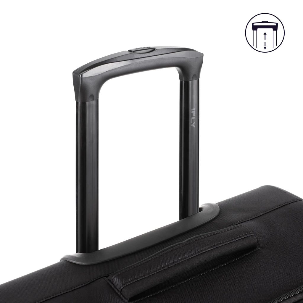 3-Piece Softside Luggage Set, Black J1921