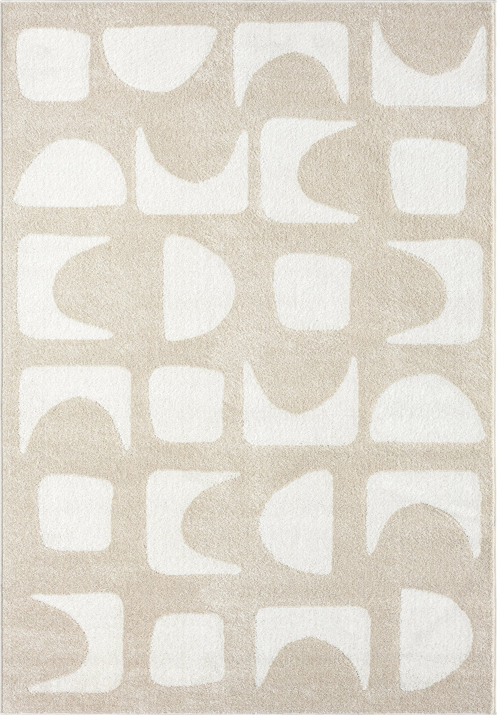 6 x 9 Beige Cream Area Rug D54673