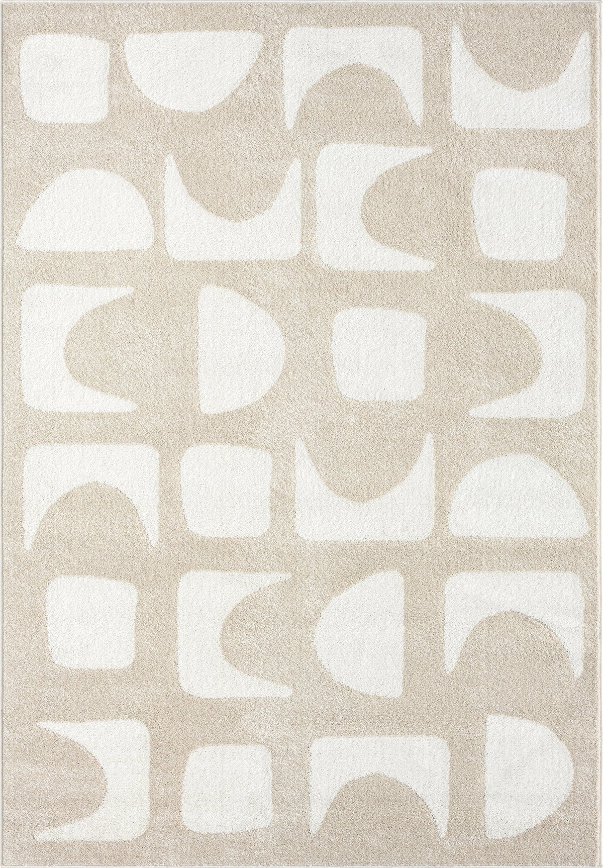 6 x 9 Beige Cream Area Rug D54673